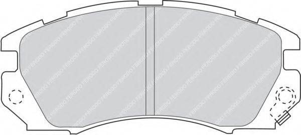 Комплект гальмівних колодок, дискове гальмо