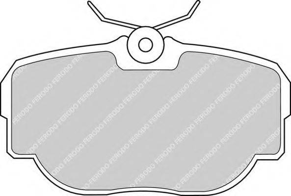 Комплект гальмівних колодок, дискове гальмо