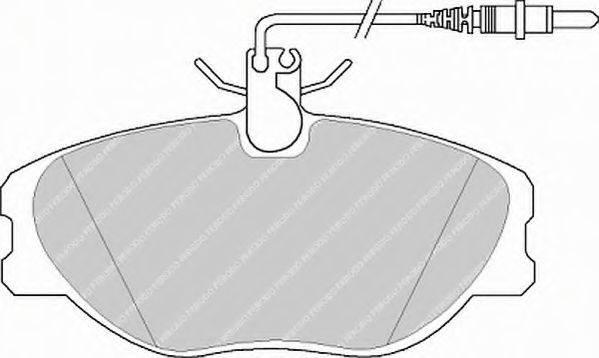 Комплект гальмівних колодок, дискове гальмо