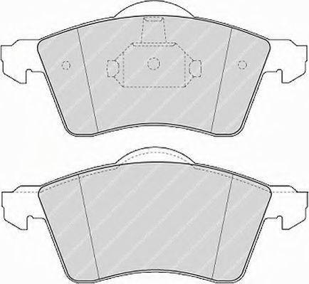 Комплект гальмівних колодок, дискове гальмо