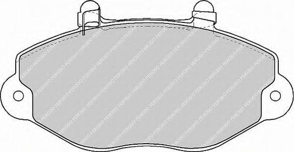 Комплект гальмівних колодок, дискове гальмо