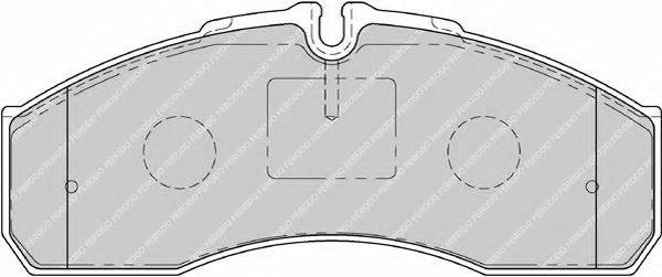 Комплект гальмівних колодок, дискове гальмо