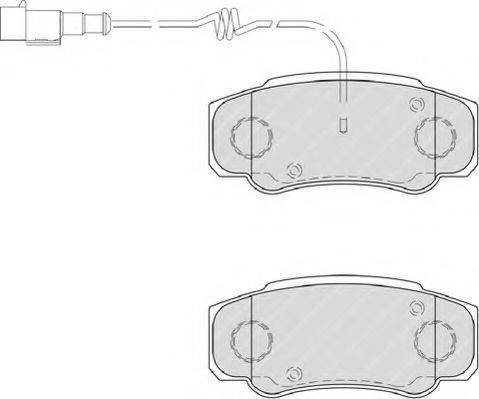 Комплект гальмівних колодок, дискове гальмо