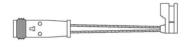 Сигналізатор, знос гальмівних колодок