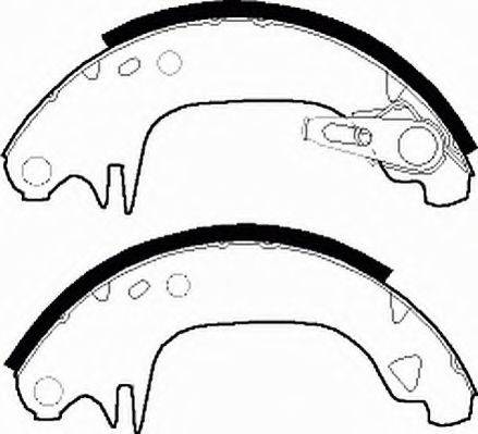 Комплект гальмівних колодок