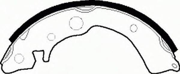 Комплект гальмівних колодок