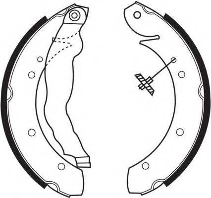 Комплект гальмівних колодок