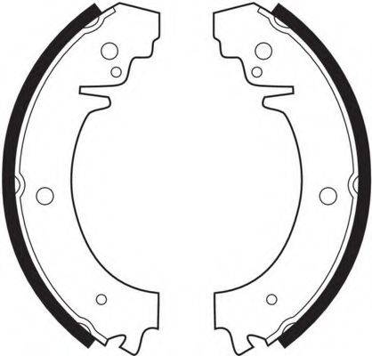 Комплект гальмівних колодок