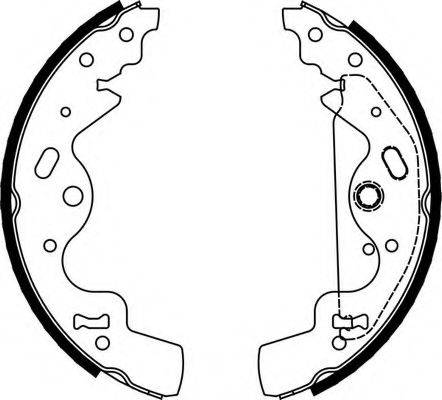 Комплект гальмівних колодок