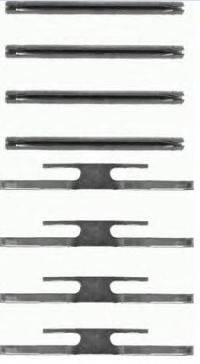 Комплектуючі, колодки дискового гальма