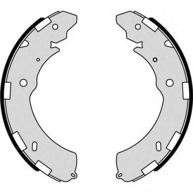 Комплект гальмівних колодок