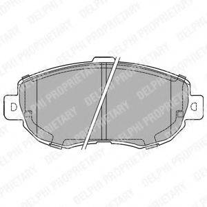 Комплект гальмівних колодок, дискове гальмо