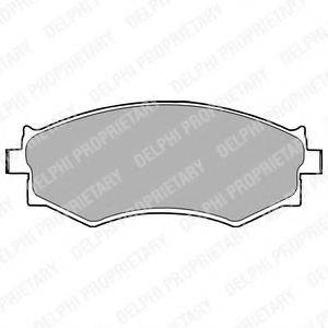 Комплект гальмівних колодок, дискове гальмо