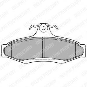 Комплект гальмівних колодок, дискове гальмо