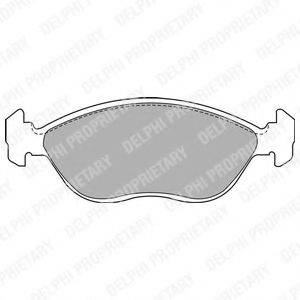 Комплект гальмівних колодок, дискове гальмо