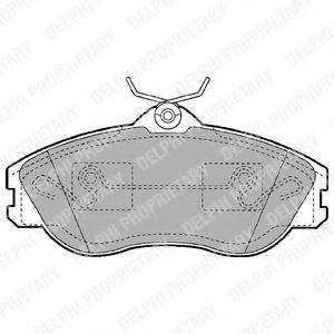 Комплект гальмівних колодок, дискове гальмо