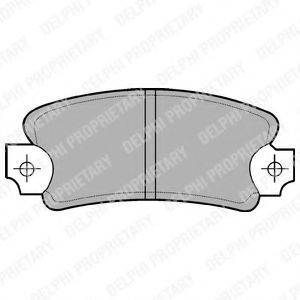 Комплект гальмівних колодок, дискове гальмо
