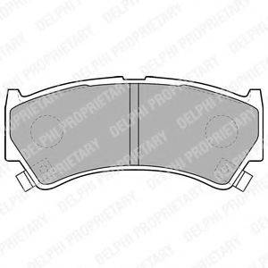 Комплект гальмівних колодок, дискове гальмо