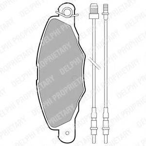 Комплект гальмівних колодок, дискове гальмо