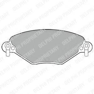 Комплект гальмівних колодок, дискове гальмо