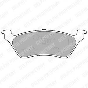 Комплект гальмівних колодок, дискове гальмо