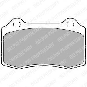 Комплект гальмівних колодок, дискове гальмо