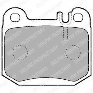 Комплект гальмівних колодок, дискове гальмо