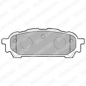 Комплект гальмівних колодок, дискове гальмо