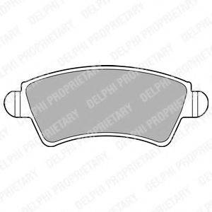 Комплект гальмівних колодок, дискове гальмо