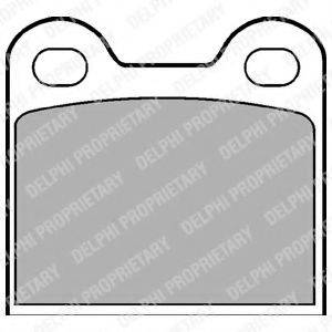 Комплект гальмівних колодок, дискове гальмо