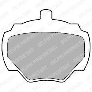 Комплект гальмівних колодок, дискове гальмо