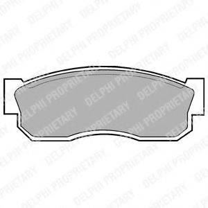 Комплект гальмівних колодок, дискове гальмо