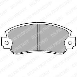Комплект гальмівних колодок, дискове гальмо
