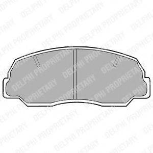 Комплект гальмівних колодок, дискове гальмо