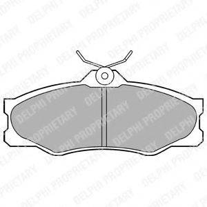 Комплект гальмівних колодок, дискове гальмо