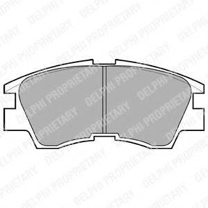 Комплект гальмівних колодок, дискове гальмо
