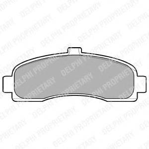 Комплект гальмівних колодок, дискове гальмо