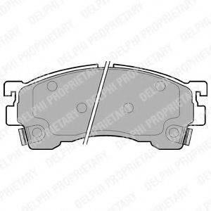 Комплект гальмівних колодок, дискове гальмо