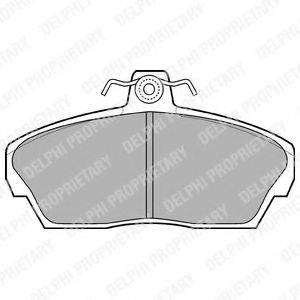 Комплект гальмівних колодок, дискове гальмо