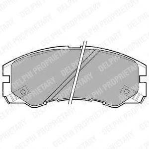 Комплект гальмівних колодок, дискове гальмо