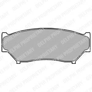 Комплект гальмівних колодок, дискове гальмо