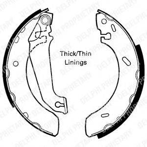 Комплект гальмівних колодок