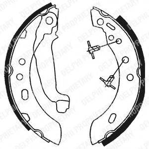 Комплект гальмівних колодок