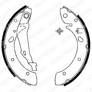Комплект гальмівних колодок