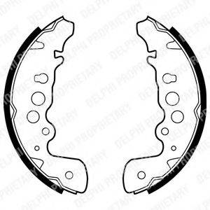 Комплект гальмівних колодок