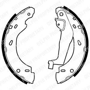 Комплект гальмівних колодок