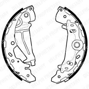 Комплект гальмівних колодок