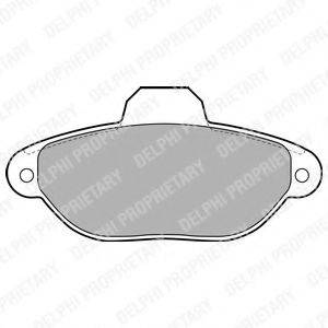 Комплект гальмівних колодок, дискове гальмо