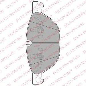 Комплект гальмівних колодок, дискове гальмо