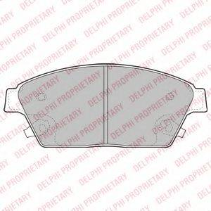 Комплект гальмівних колодок, дискове гальмо